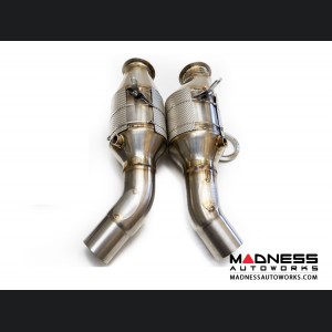 Alfa Romeo Giulia Downpipes - 2.9L QV - Fabspeed - w/ High Flow Cats 